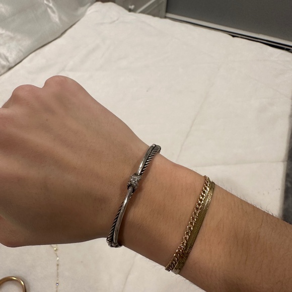 Elegant Silver and Gold Women's Bracelet Set